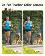 2K Pet Collar Camera with 32GB SD Card,Cat Collar Camera with Phone app,20MP WiFi Dog Collar Camera,Pet Camera Accessories Newly Upgraded,Lightweight Action Camera with Remote - Image 3