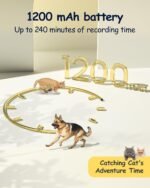 2K Pet Collar Camera with 32GB SD Card,Cat Collar Camera with Phone app,20MP WiFi Dog Collar Camera,Pet Camera Accessories Newly Upgraded,Lightweight Action Camera with Remote - Image 4