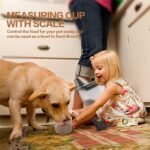 Upgraded Dog Food Storage Container Small, Cat Food Container Airtight, Pet Food Container Dispenser with Pour Spout, Measuring Cup and 4 Seal Buckles for Dogs, Cats, Birds (Grey) - Image 7