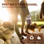 Upgraded Dog Food Storage Container Small, Cat Food Container Airtight, Pet Food Container Dispenser with Pour Spout, Measuring Cup and 4 Seal Buckles for Dogs, Cats, Birds (Grey) - Image 8