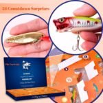 Advent Calendar Fishing Christmas Countdown - 24 Days Fishing Lures Set for Fisher Adult Men Teen Boys - 2024 Xmas Surprise Gift - Image 3