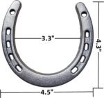 8 PCS Horseshoe Wall Decor,Lucky Cast Iron Horse Shoes for Decorations,Crafts,Wedding,Birthday,Cowboy Party,Western Party Favors Supplies - Image 3
