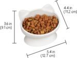 Kitty City Raised Cat Ear Bowls, Small Bowls 2pk (Modern) - Image 4