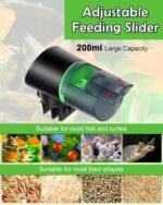 Automatic Fish Feeder - Rechargeable Timer Fish Feeder with USB Charger Cable, Fish Food Dispenser for Aquarium or Fish Tank - Image 4