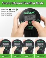 Automatic Fish Feeder - Rechargeable Timer Fish Feeder with USB Charger Cable, Fish Food Dispenser for Aquarium or Fish Tank - Image 6