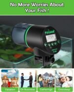 Automatic Fish Feeder - Rechargeable Timer Fish Feeder with USB Charger Cable, Fish Food Dispenser for Aquarium or Fish Tank - Image 8