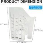 Clear Plastic Feed Scoop with Measurement Markings, Durable Sturdy Handle, Reusable Pellet Scoop for Horse Goat Sheep Cattle Stable Feeding, Large - Image 3