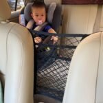 3-Layer Car Mesh Organizer, Seat Back Net Bag, Barrier of Backseat Pet Kids, Cargo Tissue Purse Holder, Driver Storage Netting Pouch（Upgrade Stretch Length） - Image 3