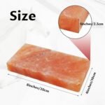 kathson Himalayan Salt Blocks for Horses Animal Salt Lick Brick Natural Mineral Pink Salt Licks for Horse Deer Cattle Sheep and Other Livestock (1 Pcs | 8 x 4 x1 Inches) - Image 3