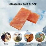 kathson Himalayan Salt Blocks for Horses Animal Salt Lick Brick Natural Mineral Pink Salt Licks for Horse Deer Cattle Sheep and Other Livestock (1 Pcs | 8 x 4 x1 Inches) - Image 7