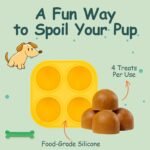 CEHNCEH Dog Popsicle Mold for Woof Pupsicle Large Dog Toy, Reusable Frozen Dog Treat Molds for Making Puppy Favorite Freeze Refill Ice Popsicle Treats for Pupsicle Toy 25 lbs and Up - Image 3