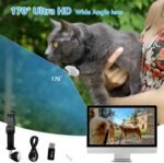 ehomful HD 1080P Cat Camera Collar with Video Record Wireless Mini Sport Cam,Small Action Cameras,Body Camera for Pet Supplies/Stuff,Outdoor/Inoor Birthday Gift no WiFi - Image 5
