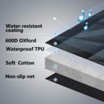 Vailge Dog Seat Cover for Back Seat, 100% Waterproof Dog Car Seat Covers with Mesh Window, Scratch Prevent Antinslip Dog Car Hammock, Car Seat Covers for Dogs, Dog Backseat Cover,Standard - Image 5