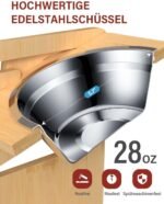 Vantic Elevated Dog Bowls-Adjustable Raised Dog Bowls with Stand for Small Size Dogs and Cats, Sturdy Bamboo Dog Feeder with 2 Stainless Steel Bowls and Non-Slip Feet - Image 7