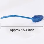 SLSON Aquarium Algae Scraper Double Sided Sponge Brush Cleaner Long Handle Fish Tank Scrubber for Glass Aquariums and Home Kitchen,15.4 inches - Image 3