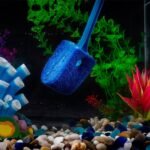 SLSON Aquarium Algae Scraper Double Sided Sponge Brush Cleaner Long Handle Fish Tank Scrubber for Glass Aquariums and Home Kitchen,15.4 inches - Image 6