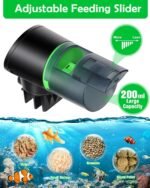 Automatic Fish Feeder for Aquarium - Auto Fish Food Dispenser Battery Operated Vacation Timer Fish Feeder Automatic Dispenser with 2 AAA Batteries Included - Image 4