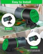 Automatic Fish Feeder for Aquarium - Auto Fish Food Dispenser Battery Operated Vacation Timer Fish Feeder Automatic Dispenser with 2 AAA Batteries Included - Image 6