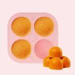 Silicone Dog Treats Molds for Woof Pupsicle Large Dog Toy, 4 Cavities Reusable Dog Treat Tray for Freezing Puppy Treat Mold for Making Dog Snack Easy to Release (Pink) - Image 5