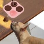 Silicone Dog Treats Molds for Woof Pupsicle Large Dog Toy, 4 Cavities Reusable Dog Treat Tray for Freezing Puppy Treat Mold for Making Dog Snack Easy to Release (Pink) - Image 6