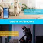 Dual Lens Bluetooth Indoor Camera,5GHz & 2.4GHz WiFi Security Camera,5MP Baby Camera Pet Camera Indoor,Two-Way Talk,355° Pan/Tilt,Plug in - Image 6