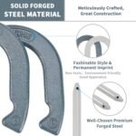 Horseshoes Outside Game Set - Universal Size Lawn Horseshoes Outdoor Games for Parties Beach Backyard, Includes 4 Horseshoes, 2 Steel Stakes and Durable Carrying Bag - Image 3