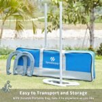 Horseshoes Outside Game Set - Universal Size Lawn Horseshoes Outdoor Games for Parties Beach Backyard, Includes 4 Horseshoes, 2 Steel Stakes and Durable Carrying Bag - Image 9