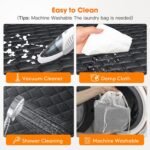 MIXJOY Back Seat Extender for Dogs, Hard Bottom Dog Car Seat Cover for Back Seat Protector, Waterproof Dog Backseat Cover for Car, Foldable Dog Hammock for Car Travel Accessories, Black - Image 9