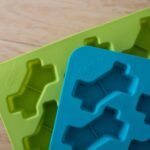 Messy Mutts Silicone Bake & Freeze Treat Making Mold | 2 Pack | 12 Bone Shaped 1 oz Molds | 9" x 9" Tray | Dishwasher, Freezer, Oven Safe | Blue/Green - Image 6