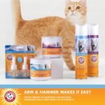 Arm & Hammer Pets Cat Litter Box Deodorizing Pods 2 pods, Fresh Breeze Scent | 2 Cat Litter Box Deodorizer from Arm and Hammer | Combats Cat Odors | 2 Adhesive Devices - Image 7