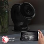 Energizer Smart Wi-Fi Black Indoor Camera, 1080P Full HD, Cloud/Micro-SD Card Support, Xtreme 2.4GHz WiFi - Image 8