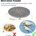 2Pcs Bird Foraging Toys Puzzle, Bird Slow Feeder Mats, Interactive Parrot Foraging Toys to Increase Feeding Time, Bird Enrichment Toys for Parakeet, Cockatiel, African Grey, Conure, Budgies - Image 3
