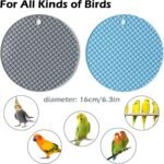 2Pcs Bird Foraging Toys Puzzle, Bird Slow Feeder Mats, Interactive Parrot Foraging Toys to Increase Feeding Time, Bird Enrichment Toys for Parakeet, Cockatiel, African Grey, Conure, Budgies - Image 5