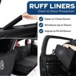 Back Seat Extender for Dogs - Medium Size Hard Bottom Car Seat Cover for Dogs - Waterproof Backseat Extender for Dogs - Dog Hammock for Car, SUV, Mid-Size Trucks - Image 4