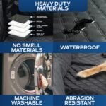 Back Seat Extender for Dogs - Medium Size Hard Bottom Car Seat Cover for Dogs - Waterproof Backseat Extender for Dogs - Dog Hammock for Car, SUV, Mid-Size Trucks - Image 6