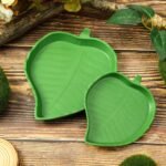 Boao 2 Pieces Leaf Reptile Food Water Bowl Plate Dish for Tortoise Corn Snake Crawl Pet Drinking and Eating, 2 Sizes - Image 8