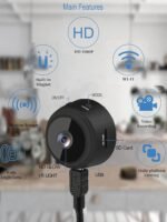 senri Mini Security Camera, 1080P HD WiFi Home Indoor Outdoor Camera for Baby/Pet/Nanny, IP Camera Remote Viewing for Security with iOS,Android Phone APP(Video Only) - Image 8