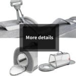 Guinea Pig Carrier Travel Small Animal Carrier Bag Lizard Bird Rabbit Carrier Cage Squirrel Breathable Bag Portable Travel Hamster Small Pet Hangbag (Small, Gray) - Image 5