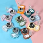 Dog Bowls, Cat Food and Water Bowl Set with Water Dispenser and Stainless Steel Bowl for Cats and Small Dogs - Pink - Image 7