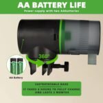 FREESEA Fish Feeder Automatic Dispenser: Aquarium Flakes Food Feeder with Timer Battery - Image 5