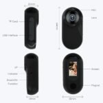 Cat Camera Collar with 8GB SD Card,1080P Dog Tracker Collar Mini Body Camera Action Camera Collar Camera for Pets Dogs Cats Present No WiFi Needed Indoor/Outdoor Black - Image 5