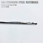 metulip 2Pcs Reptile Food Feeding Spoon Powder Fruit Mixing Stirring Spoon 7.81Inch Stainless Steel Long Handle Spoon fit Crested Gecko Gargoyle Bearded Dragon - Image 4