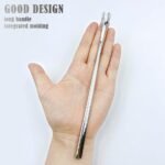 metulip 2Pcs Reptile Food Feeding Spoon Powder Fruit Mixing Stirring Spoon 7.81Inch Stainless Steel Long Handle Spoon fit Crested Gecko Gargoyle Bearded Dragon - Image 6