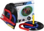 Outdoor Indoor Rubber Horseshoes Set Includes 4 Horseshoes,2 Pegs,2 Rubber Mats,2 Red Plastic dowels,Beach Games Perfect for Tailgating,Camping,Backyard,Fun for Kids Adults - Image 9