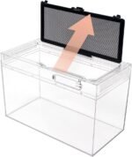 Reptile Terrarium,10 Gallon Reptile Tank 20" x 10"x 11",for Insect，Fish，Tarantula，Hermit Crab，Jumping Spider，Iguana，Tortoise，Leopard Gecko，Frog，Bearded Dragon - Image 7