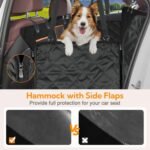 Kytely Dog Car Seat Cover for Back Seat,Waterproof Hammock with Mesh Window, Anti-Scratch Nonslip Car Seat Protector for Dogs, 600D Heavy Duty Dog Seat Cover for Cars Trucks and Suvs - Image 6