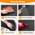 Kytely Dog Car Seat Cover for Back Seat,Waterproof Hammock with Mesh Window, Anti-Scratch Nonslip Car Seat Protector for Dogs, 600D Heavy Duty Dog Seat Cover for Cars Trucks and Suvs - Image 7