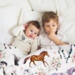 Floral Horse Fuzzy Flannel Blanket 60 x 50 Inch Farmhouse Throw Blanket Watercolor Flower Cow Blanket for Home Chair Sofa Couch Bed - Image 8