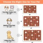 Pet Feeding Mat-Absorbent Pet Placemat for Food and Water Bowl, with Waterproof Rubber Backing, Quick Dry Water Dispenser Mat for Dog and Cat (12"x20", Striped Dark Gray) - Image 7