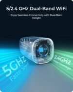 REOLINK Argus Eco Ultra, Solar Camera Outdoor Wireless, 4K Security Camera, 5G/2.4GHz Dual WiFi, Spotlight, AI Detection, Local Storage, No Monthly Fee, Home Hub Compatible - Image 3